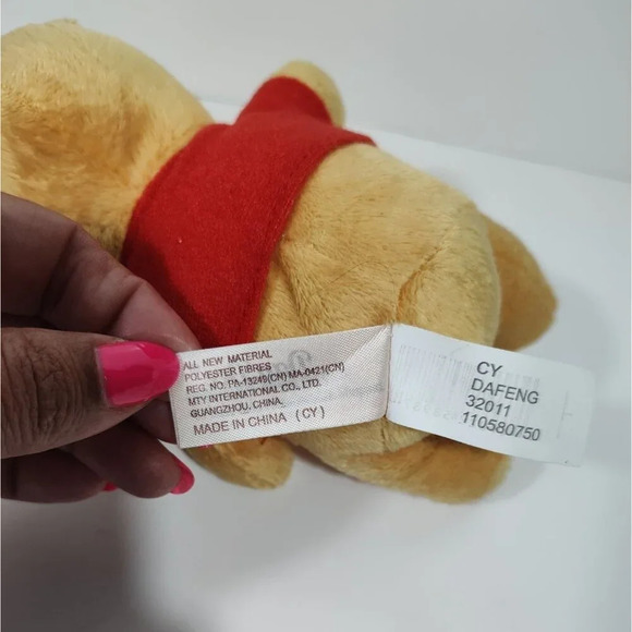 Disney Winnie The Pooh Plush Toy With Bunny Ears By Dan Dee Collectible Easter - Picture 5 of 6